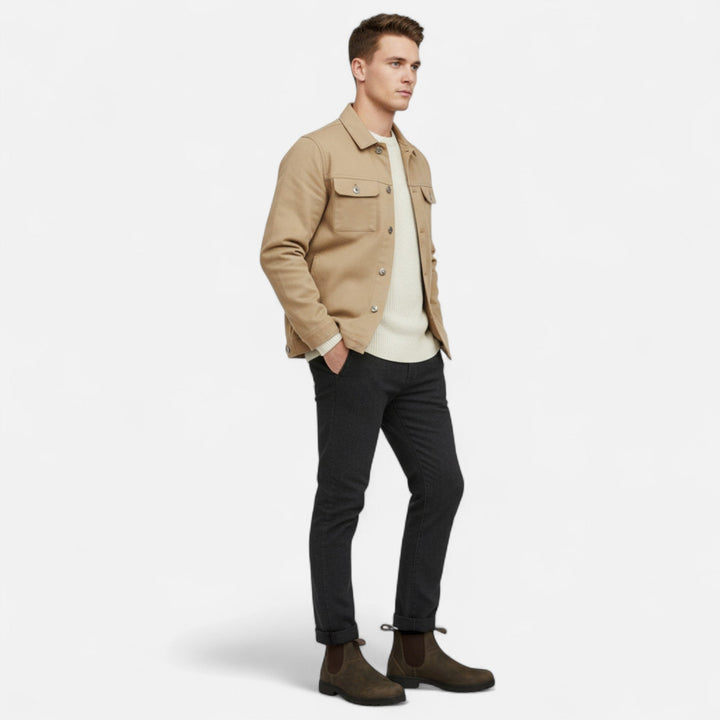 Elegante Premium Herren Chelsea Boots aus Leder