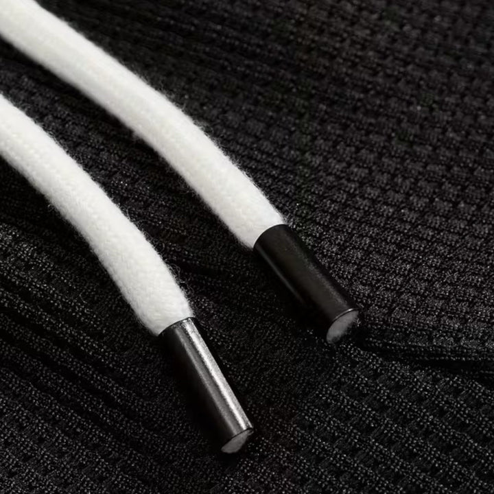 Zweiteiliges Waffel-Strick Herren Freizeitoutfit