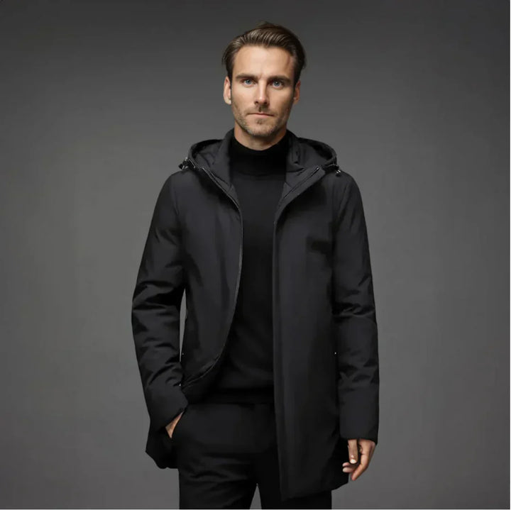 Premium Herren Wintermantel - Slim Fit Design für Business und Freizeit