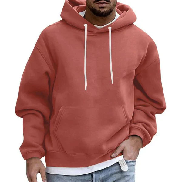 Komfortabler Herren Kapuzenpullover mit Tasche