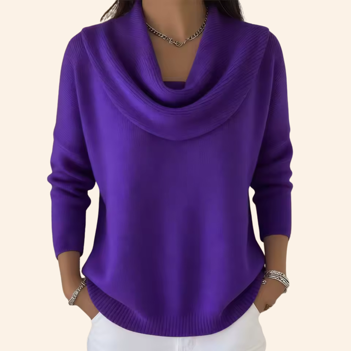 Eleganter Pullover mit Rollkragen für Damen
