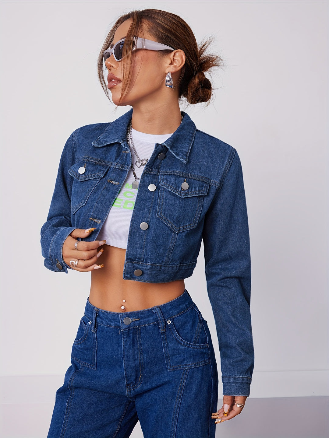 Gekürzte Jacke für Damen