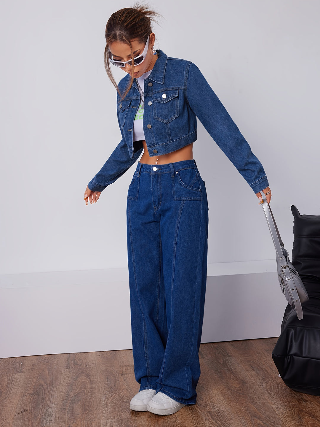 Gekürzte Jacke für Damen